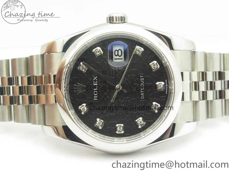 MiroTime 0217 Datejust 116234 36mm DJF 1:1 Best Edition Black Computer Diam Dial On SS Jubilee Bracelet SA3135 V ComfortFit 3449